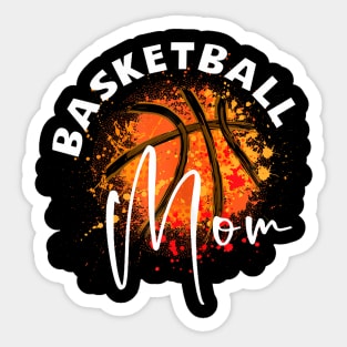 Basketball Mom Tee Mother'S Day Mama Mother Holiday Sticker